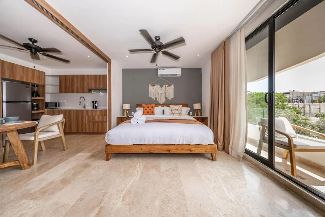 Prázdninový dům King Studio W Private Balcony Rooftop Pool Gym Tulum