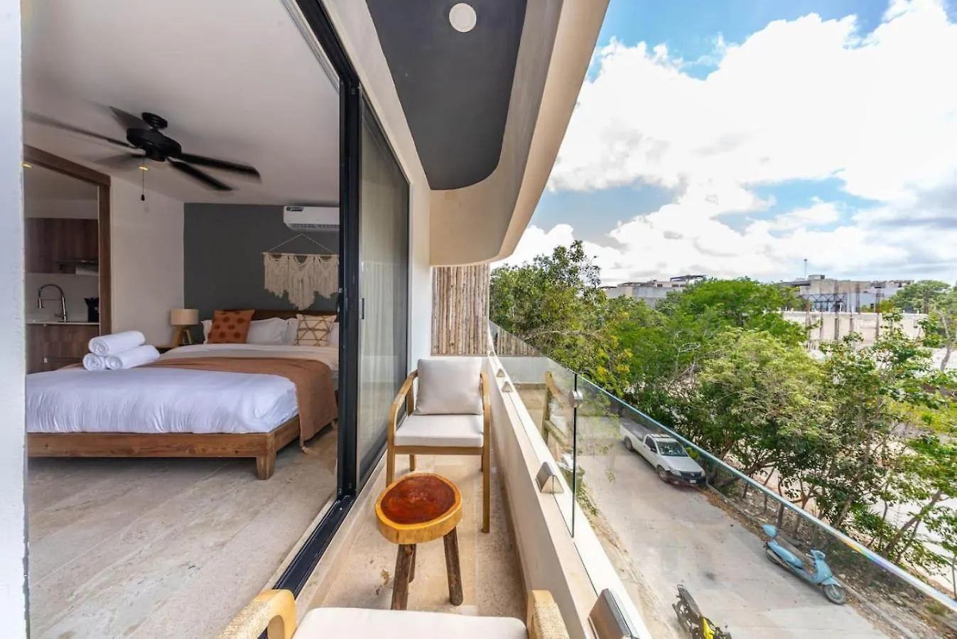 Holiday home King Studio W Private Balcony Rooftop Pool Gym Tulum